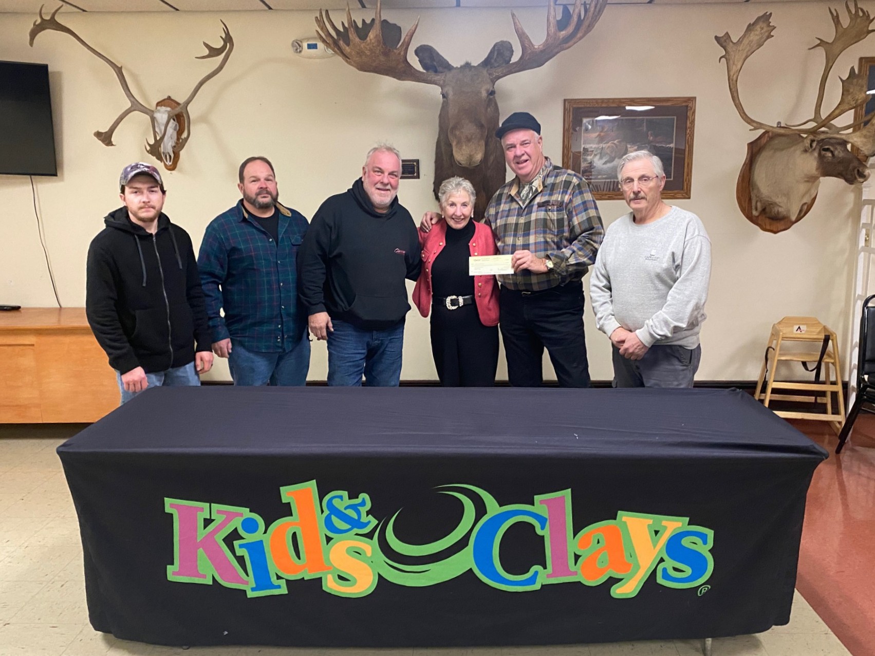 2026 check presentation at Guan Ho Ha Fish & Game Club